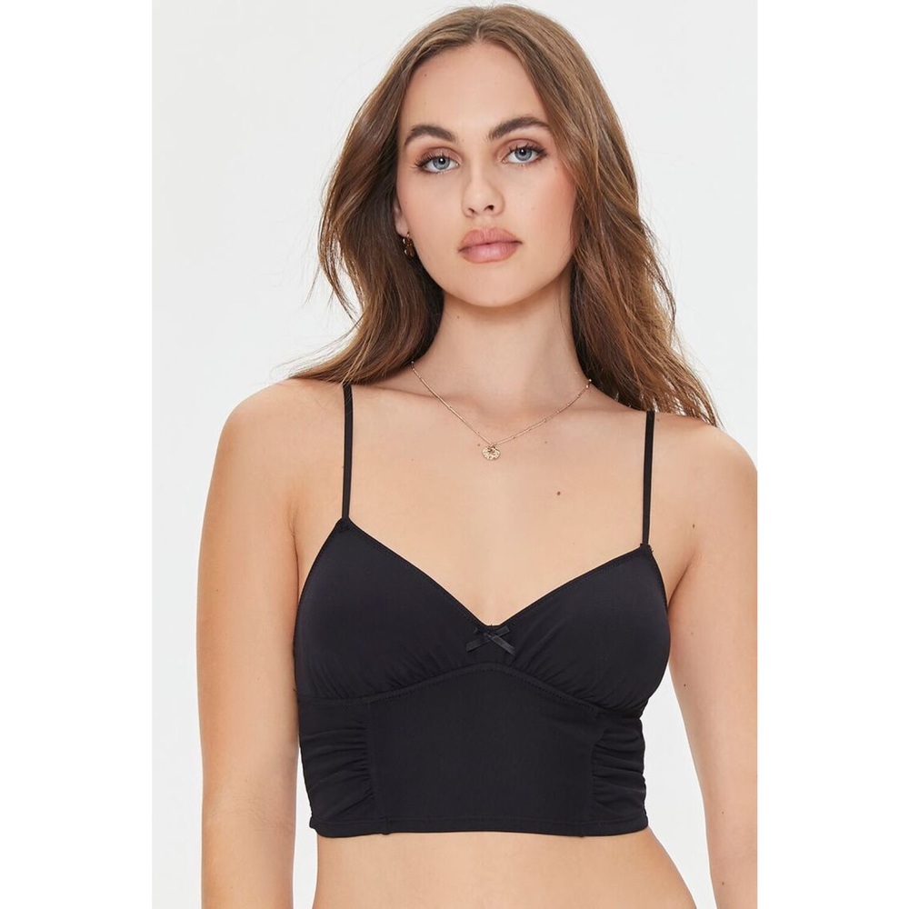 NWT Forever 21 Mesh Cropped Lingerie Cami